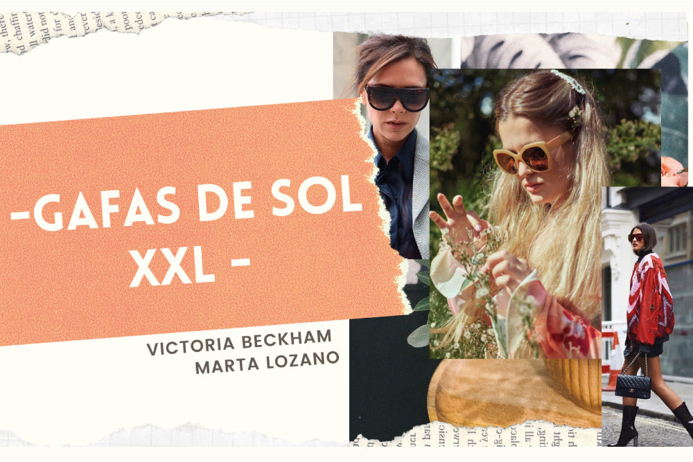 Gafas de sol XXL a lo Victoria Beckham y Marta Lozano