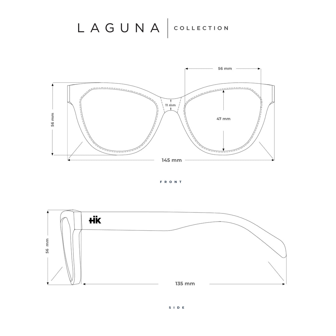 Gafas de Sol para mujer Polarizadas Laguna Bi-Magenta / Black