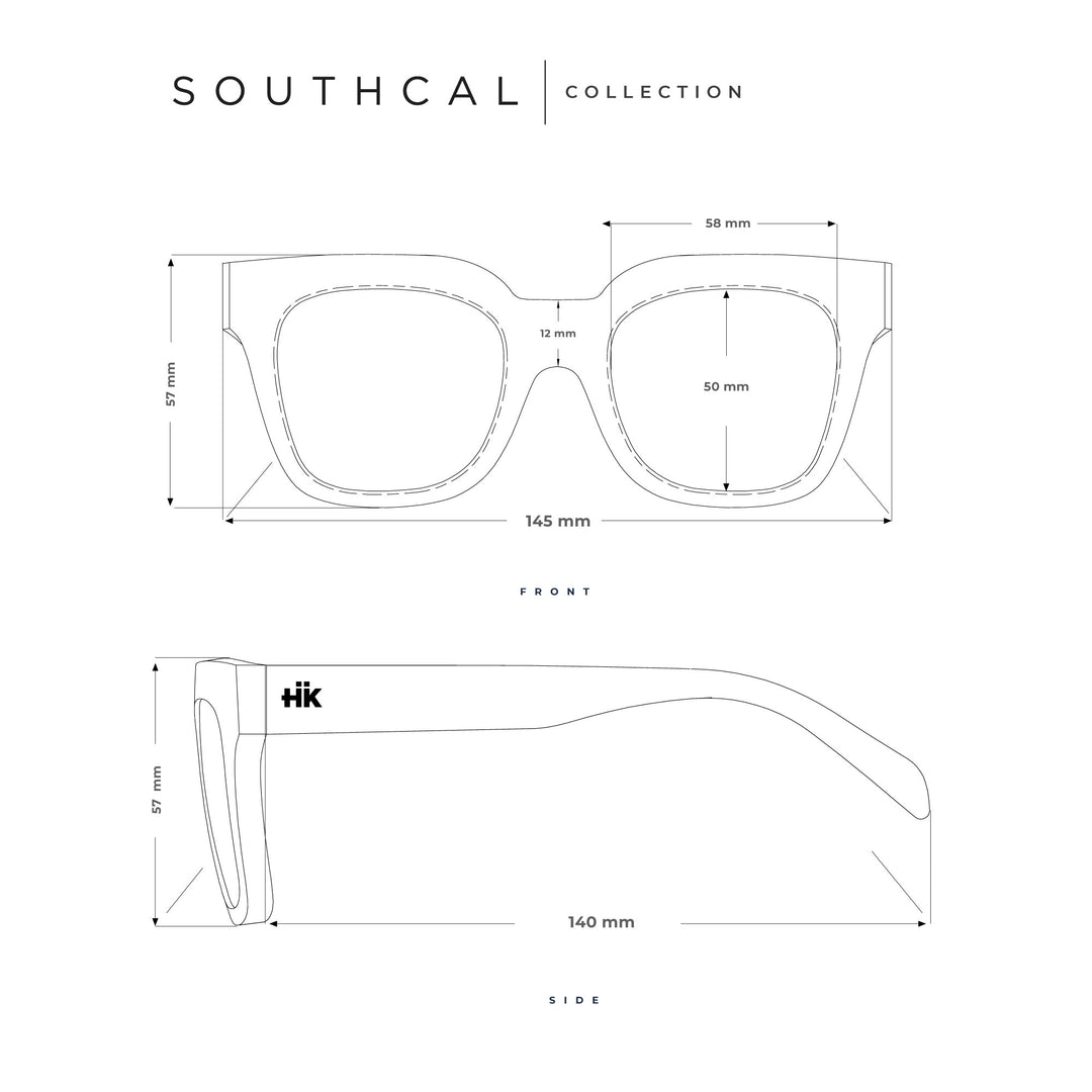 Gafas de Sol para mujer Polarizadas Southcal Black / Black