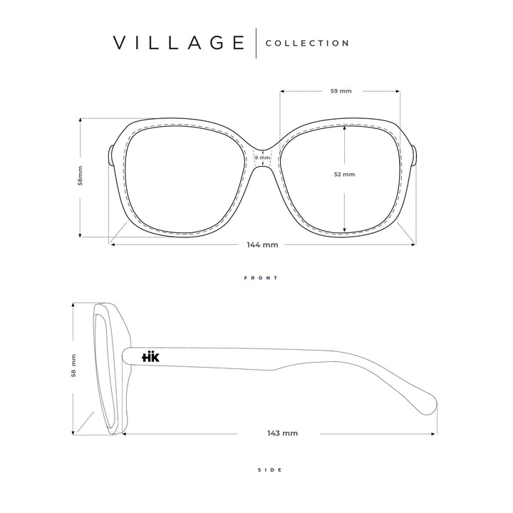 Gafas de Sol para mujer Polarizadas Village Tortoise / Black