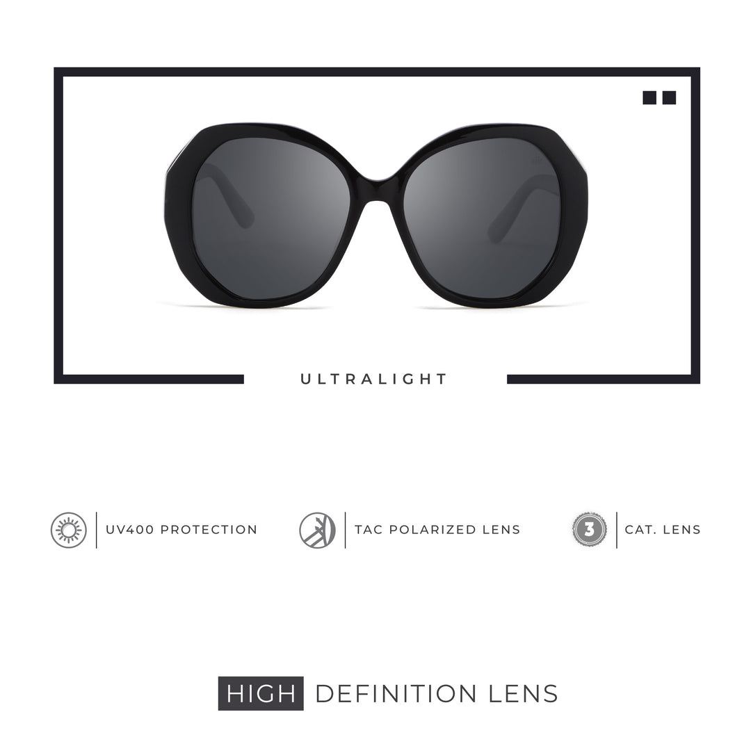 Gafas de Sol para mujer Polarizadas Lombard Black / Black