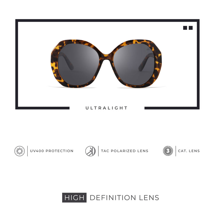 Gafas de Sol para mujer Polarizadas Lombard Tortoise / Black