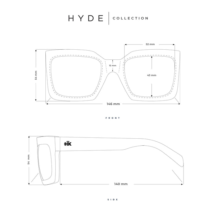 Gafas de Sol para mujer Polarizadas Hyde Black / Black
