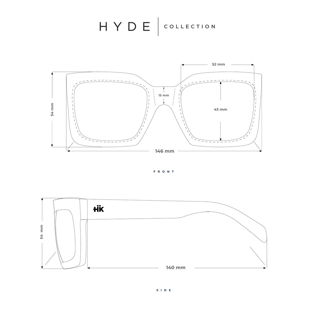 Gafas de Sol para mujer Polarizadas Hyde Black / Black