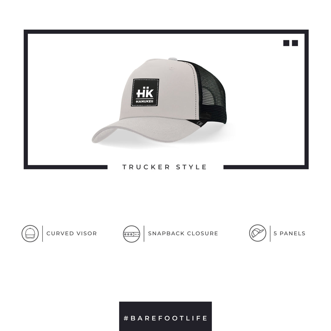 Gorras trucker para mujer Barefoot Grey / Black