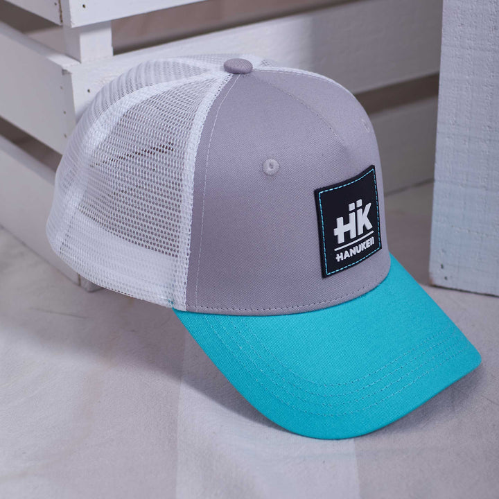 Gorras trucker para mujer Barefoot Grey / White / Blue